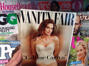 Caitlyn Jenner's first appearance on the cover of Vanity Fair