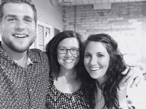 Tyler with 834 Design & Marketing Founder Kim Bode and Internship Supervisor Adrienne Wallace.