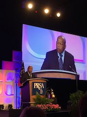 John Lewis at the 2015 PRSA ICON. Courtesy of PRSA and Ellen Levitt. 