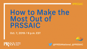 Header reading: How to Make the Most Out of PRSSAIC