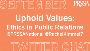 Uphold Values: Ethics in Public Relations Banner Image