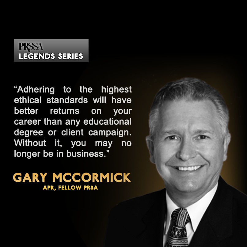 Legends of Public Relations: Gary McCormick